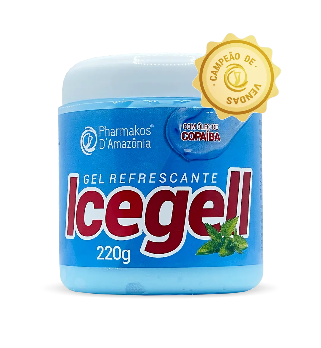 ICEGELL Gel Refrescante para Massagem com Óleo de Copaíba 220g