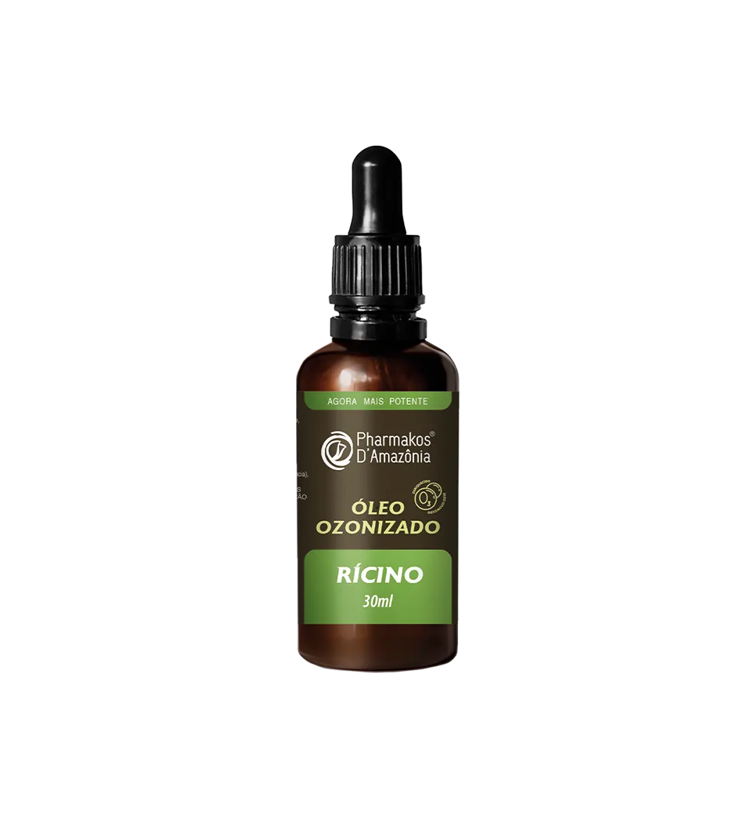 Óleo Ozonizado de Rícino (Mamona) - Fortalecimento Capilar, Cílios e Unhas