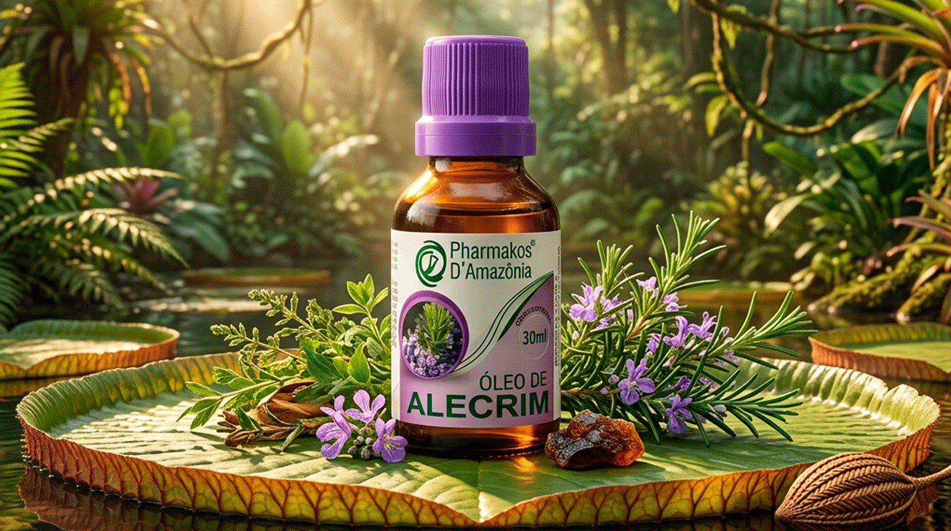 Óleo de Alecrim: energia natural para corpo e mente